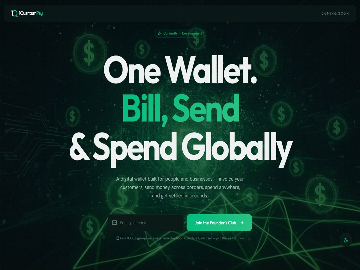 1QuantumPay — project visual
